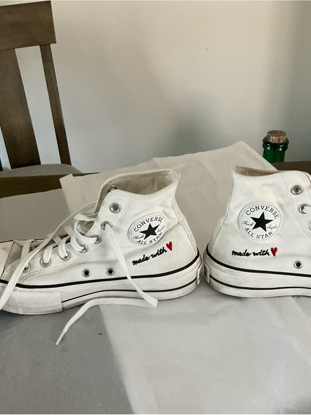 Converse Chuck Taylor All Star Platform White size 9 - Picture 6 of 16